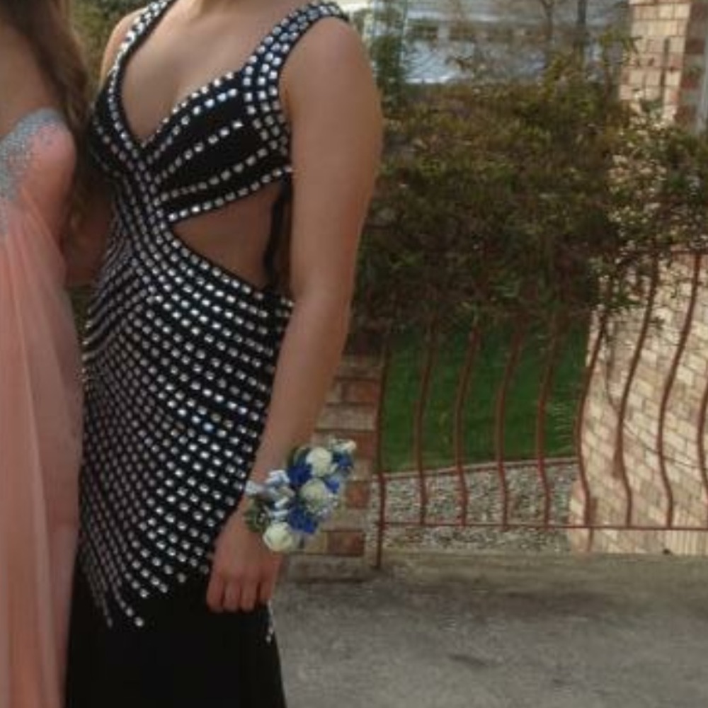 Black jovani gown
